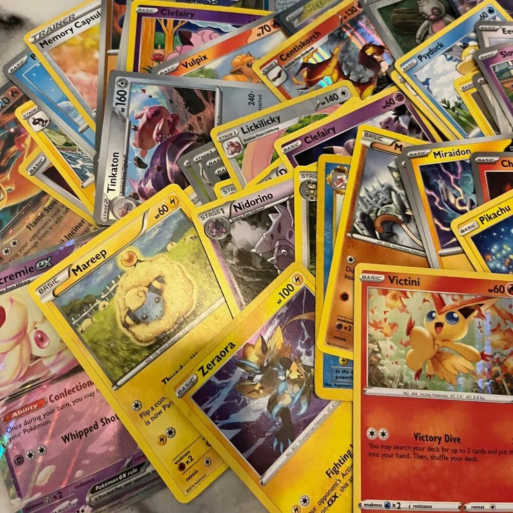 EX/full art Pokémon Card Curated Lot | EX or full art Guaranteed + Rares & Holos